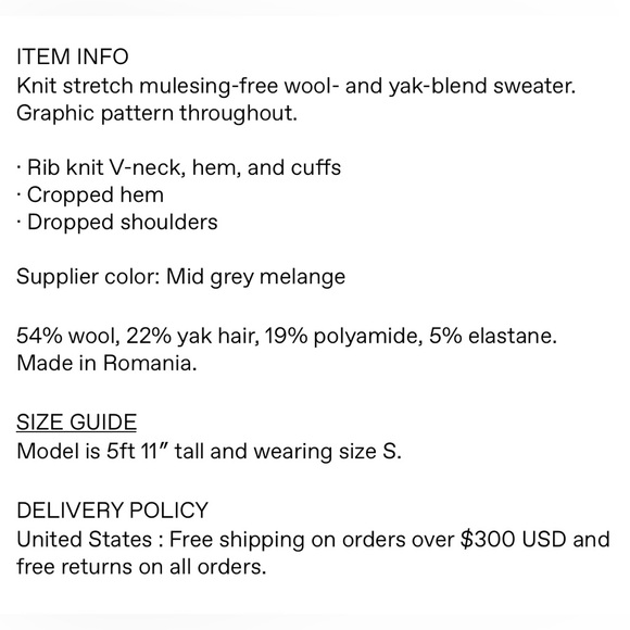 Grey Sweater - Picture 5 of 5